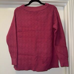 Lane Bryant Knit Sweater - Rich Pink